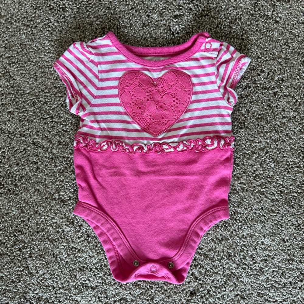 Granimals Pink Heart Onesie